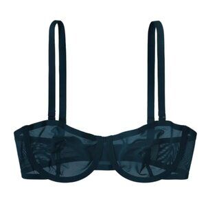 NWOT CUUP Balconette Bra Mesh Ocean 34B